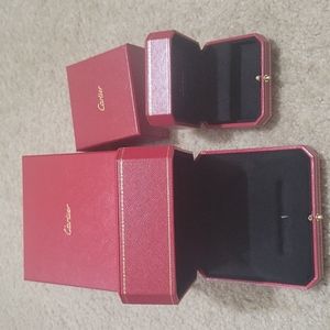 Original Cartier love bracelet and earring boxes
